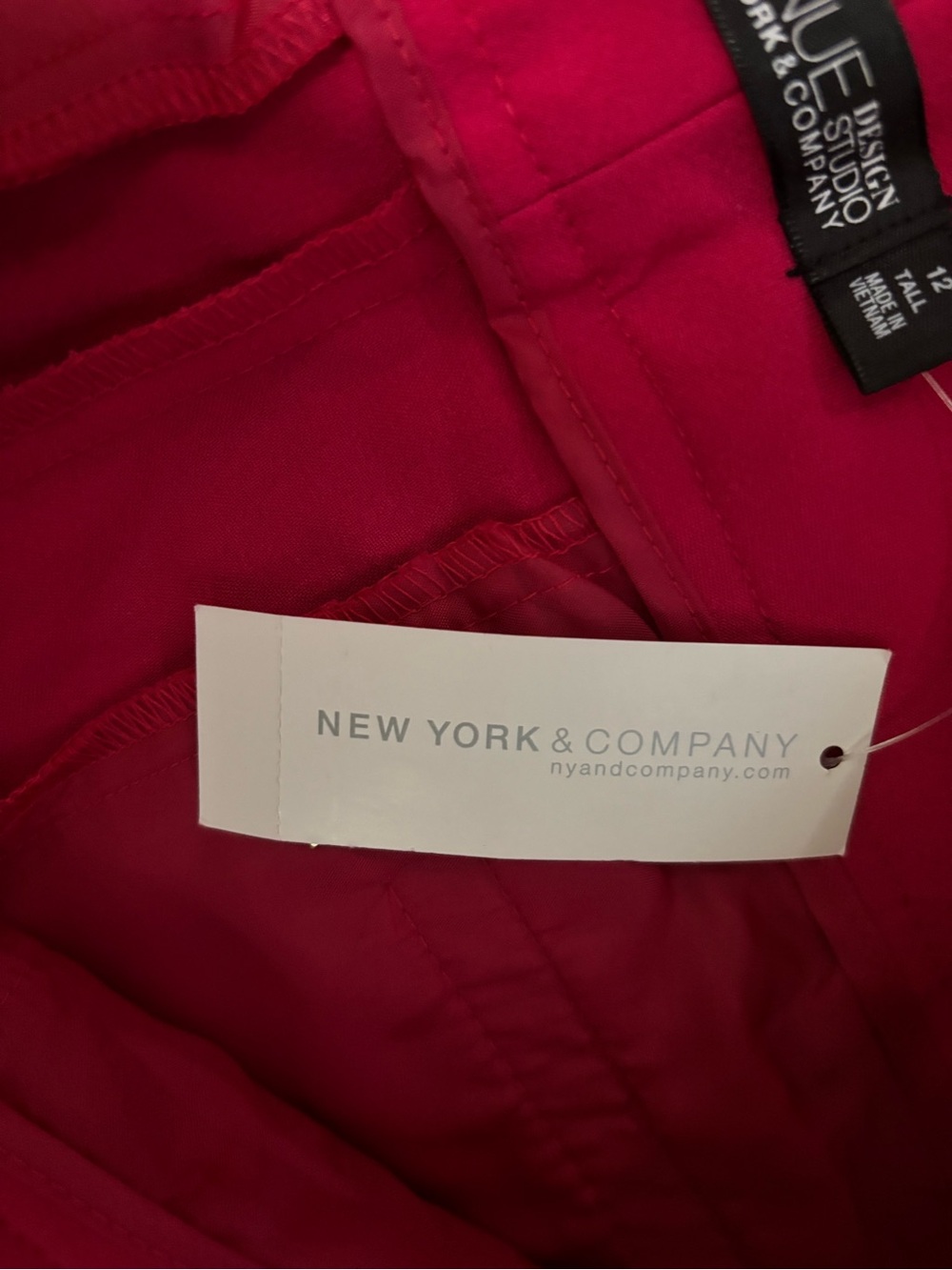 New York & Company Hot Pink Dress Pants - Picture 8 of 9